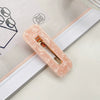 Hair Accessories Acetic Acid Sheet Alloy Handmade Square Duckbill Clip For Girls