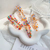 Hair Accessories Acetic Plate Wave Dot Square Drop Shape Handmade Side Clip For Women