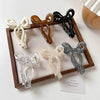 Hair Accessories Acrylic Geometric Stamping Bow Hair Grab Shark Clip For Women