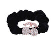 Hair Accessories Alloy Electroplated Rhinestone Flannel Hair Rope Hair Ring Hair Flower