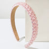 Hair Accessories Alloy Handmade Baroque Geometric Crystal Beaded Hair Hoop