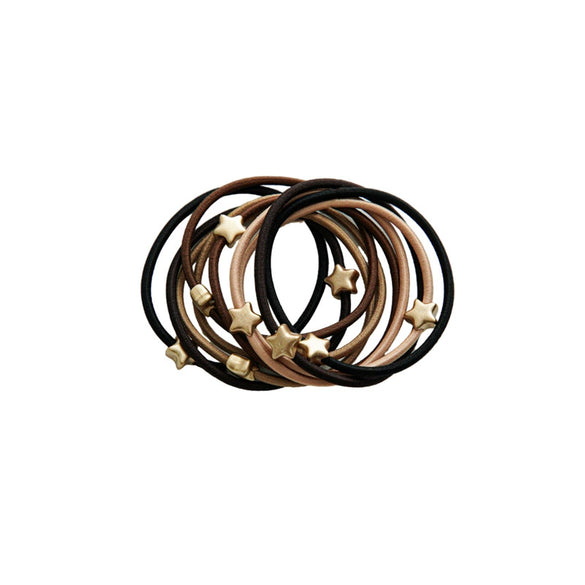 Hair Accessories Alloy Handmade Simple High Elasticity Round Love Square Head Rope