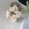 Hair Accessories Buersucker Fabric Handmade Solid Color High Elasticity