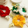 Hair Accessories Cartoon Antlers Plush Hair Rope Hair Ring Handmade Fabric High Elasticity Festive Elements