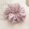 Hair Accessories Chiffon Handmade Solid Color High Elasticity Small And Fresh Hair Ring Hair Band
