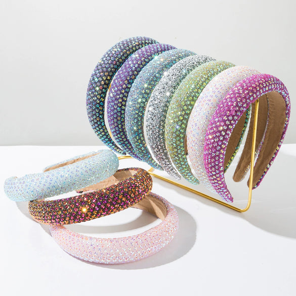 Hair Accessories Cloth Diamond Headband For Women