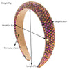 Hair Accessories Cloth Diamond Headband For Women