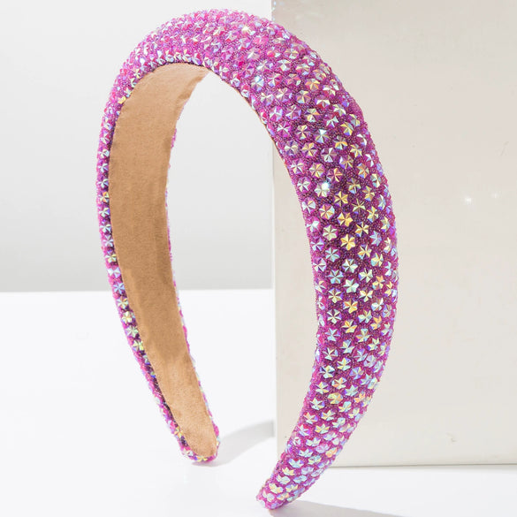 Hair Accessories Cloth Diamond Headband For Women