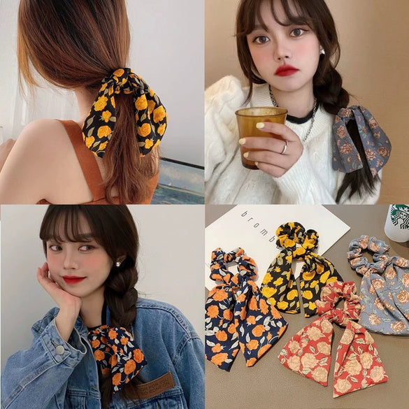 Hair Accessories Cloth Floral Handmade