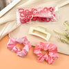 Hair Accessories Cloth Handmade High Elasticity Hairpin And Hairband Set