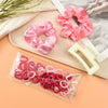 Hair Accessories Cloth Handmade High Elasticity Hairpin And Hairband Set