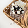 Hair Accessories Cloth Handmade Pearl Intestinal Ring Retro Elegant High Elasticity
