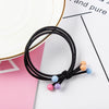Hair Accessories Cloth Handmade Red Bead Cherry Hair Ring Hair Rope Hair Band