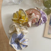 Hair Accessories Cloth Handmade Sweet Agaric Edge Double Cloud Large Intestine Hair Ring Tie Rope For Girls