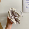 Hair Accessories Cloth Handmade Sweet Agaric Edge Double Cloud Large Intestine Hair Ring Tie Rope For Girls