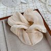 Hair Accessories Cloth Maillard Style Handmade High Elasticity Hair Ring Hair Rope Hair Strap For Women