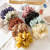 Hair Accessories Cloth Pleated Ruffled Lace High Elasticity Seiko Ponytail Hair Band Tie Rope Headdress