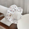 Hair Accessories Cloth Small Flower Plaid Handmade Hair Ring Head Rope For Girls And Women