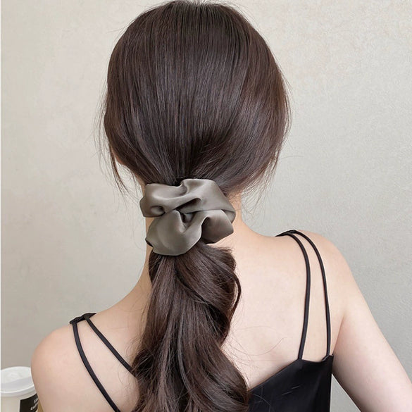 Hair Accessories Creamy Silk Satin Handmade Cartoon Style For Women