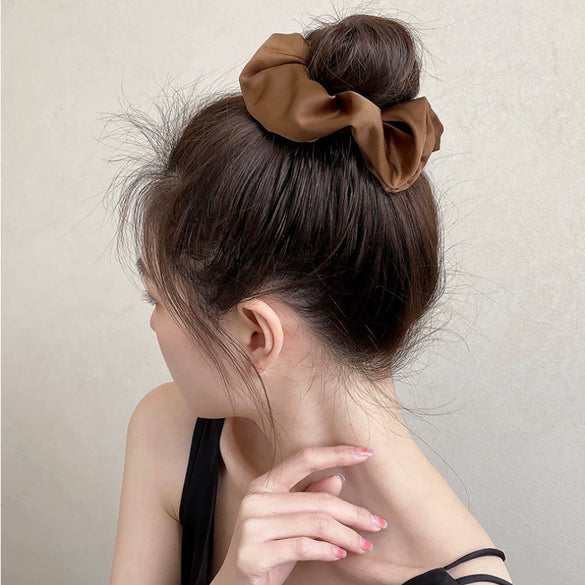 Hair Accessories Creamy Silk Satin Handmade Cartoon Style For Women