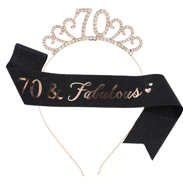 Hair Accessories Crystal Headband Metal Semimanual And Semimechanical Glitter Cloth Ribbon Belt