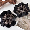 Hair Accessories Fabric Double Layer Leopard Handmade Sweet Style Hair Ring Hair Flower Hair Rope