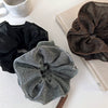 Hair Accessories Fabric Doublelayer Lace Knitting Geometric Hair Ring