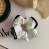 Hair Accessories Fabric Handmade High Elastic Geometric Hair Rope And Hair Ring