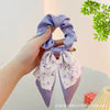 Hair Accessories Fabric Handmade Small Fresh Floral Bow Large Intestine Style With Little Fragrance And Animal Design For Women