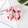 Hair Accessories Fabric Handmade Small Fresh Floral Bow Large Intestine Style With Little Fragrance And Animal Design For Women
