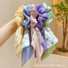 Hair Accessories Fabric Handmade Small Fresh Floral Bow Large Intestine Style With Little Fragrance And Animal Design For Women