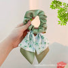 Hair Accessories Fabric Handmade Small Fresh Floral Bow Large Intestine Style With Little Fragrance And Animal Design For Women