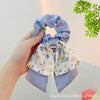 Hair Accessories Fabric Handmade Small Fresh Floral Bow Large Intestine Style With Little Fragrance And Animal Design For Women