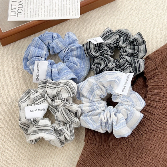 Hair Accessories Fabric Handmade Striped Hair Ring Hair Rope