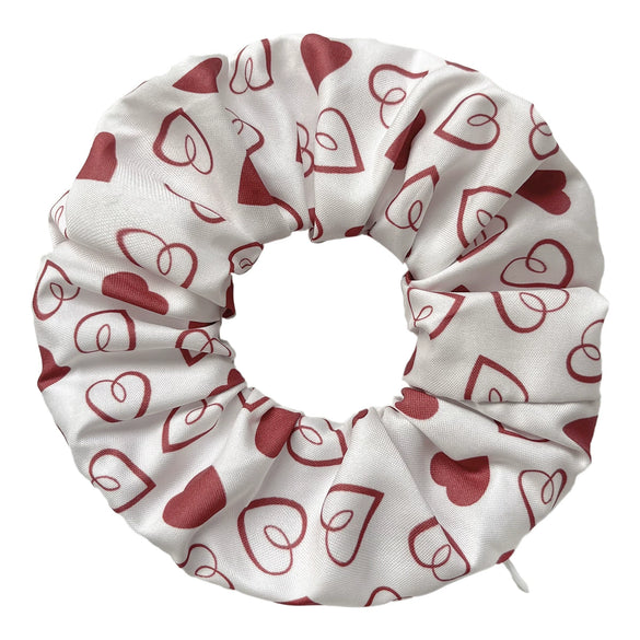 Hair Accessories Fabric Knitted Love Lip Pattern Intestine Hair Ring