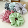 Hair Accessories Fabric Plaid Handmade High Elasticity Little Fresh Women's Hair Ring Head Rope