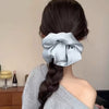 Hair Accessories Fabric Solid Color Handmade High Elastic Hair Ring