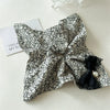 Hair Accessories Fabric Square Floral Seiko Light Luxury High Elasticity For Women