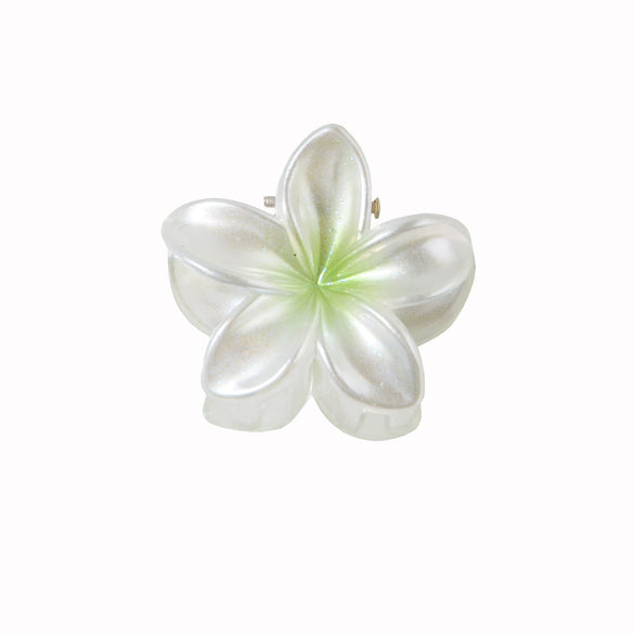 Hair Accessories Female Sweet Lovely Plant Flowers Egg Flower Grab Clip Baking Paint