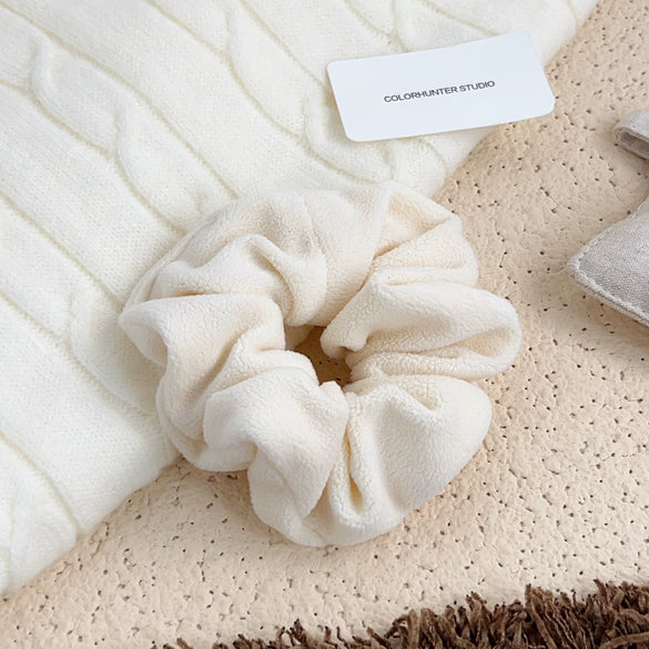 Hair Accessories Fine Plush Handmade Retro Elegant Simple Hair Ring Hair Rope Hair Flower