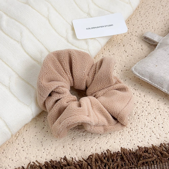 Hair Accessories Fine Plush Handmade Retro Elegant Simple Hair Ring Hair Rope Hair Flower