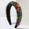 Hair Accessories Flannel Rhinestone Headband Baroque Heavy Industry Court Style Retro Light Luxury Personality Diamond Design