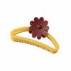 Hair Accessories Frosted Egg Flower Semicircle Hollow Grab Clip Baking Paint For Women