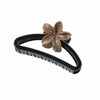 Hair Accessories Frosted Egg Flower Semicircle Hollow Grab Clip Baking Paint For Women