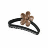Hair Accessories Frosted Egg Flower Semicircle Hollow Grab Clip Baking Paint For Women