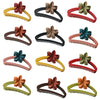 Hair Accessories Frosted Egg Flower Semicircle Hollow Grab Clip Baking Paint For Women