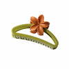 Hair Accessories Frosted Egg Flower Semicircle Hollow Grab Clip Baking Paint For Women