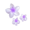 Hair Accessories Frosted Plumeria Threepiece Suit Hair Clips Highend Women's Paint Style