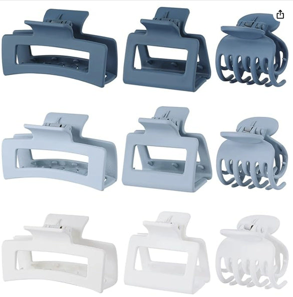 Hair Accessories Geometric Style Paint Treated Small Grab Clip For Women