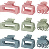 Hair Accessories Geometric Style Paint Treated Small Grab Clip For Women